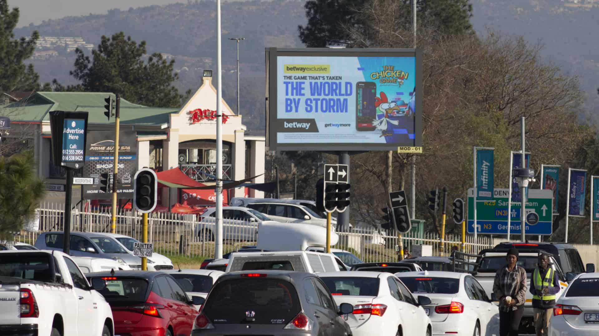 digital billboard in greenstone johannesburg