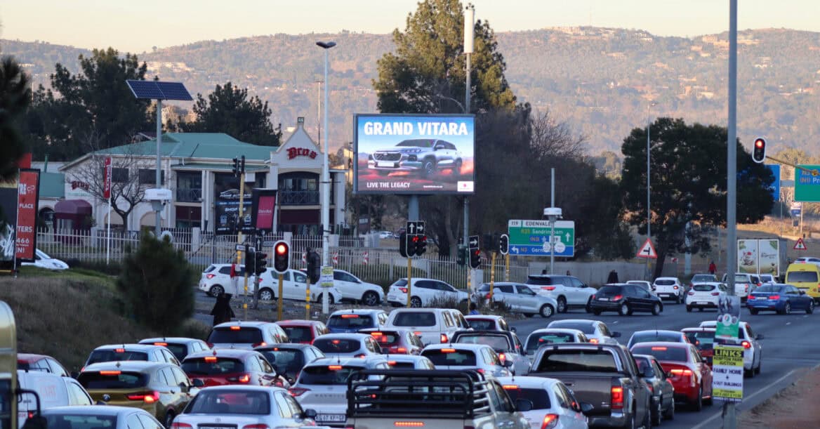 digital billboard in greenstone johannesburg